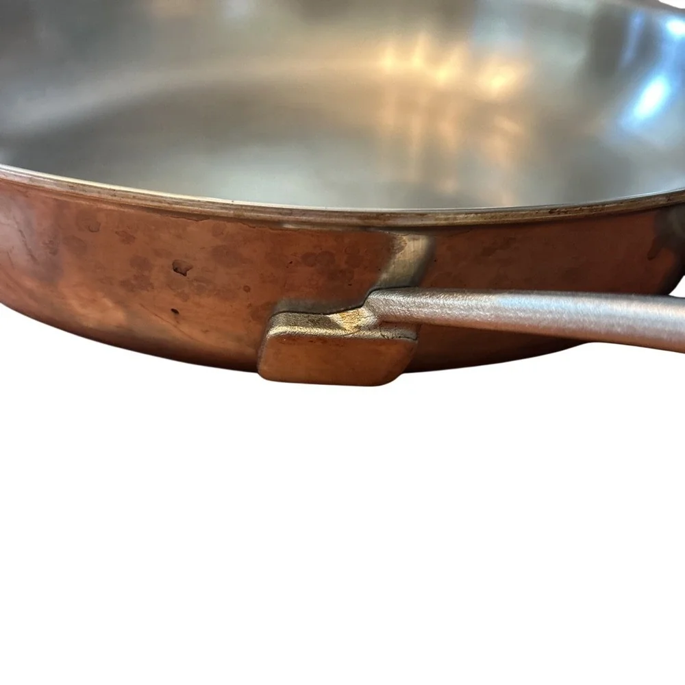 Demeyere Stainless Steel 11 Inch Fry Pan 5 Ply Halogen Induction 18/10 Belgium